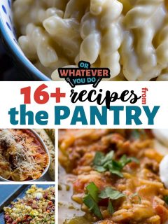 Pantry Recipes