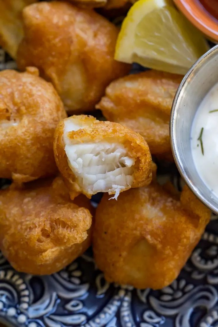 Beer Battered Fish Bites