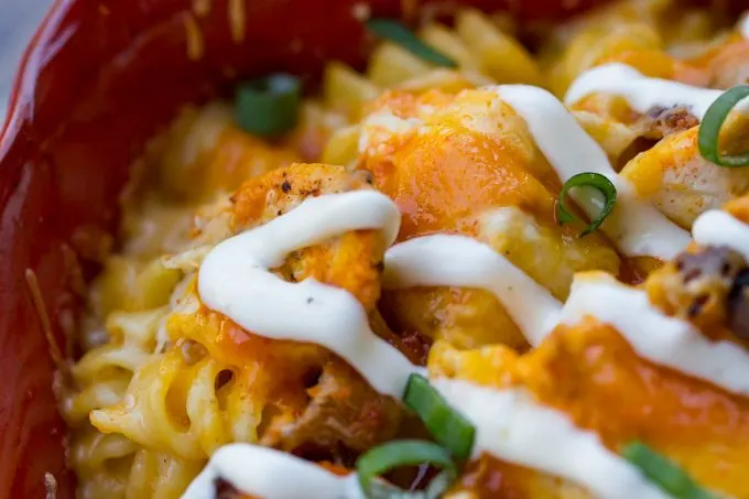 Buffalo Chicken Mac and Cheese