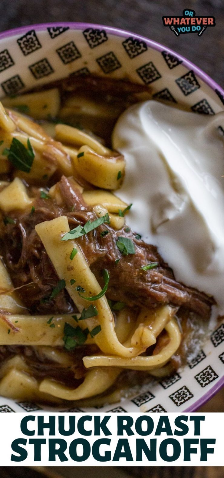 Chuck Roast Stroganoff