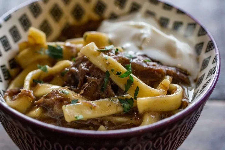 Chuck Roast Stroganoff