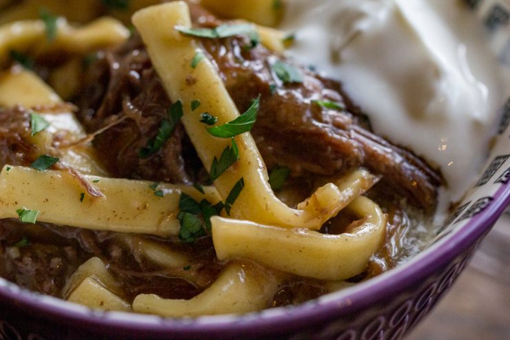 Chuck Roast Stroganoff