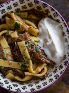 Chuck Roast Stroganoff