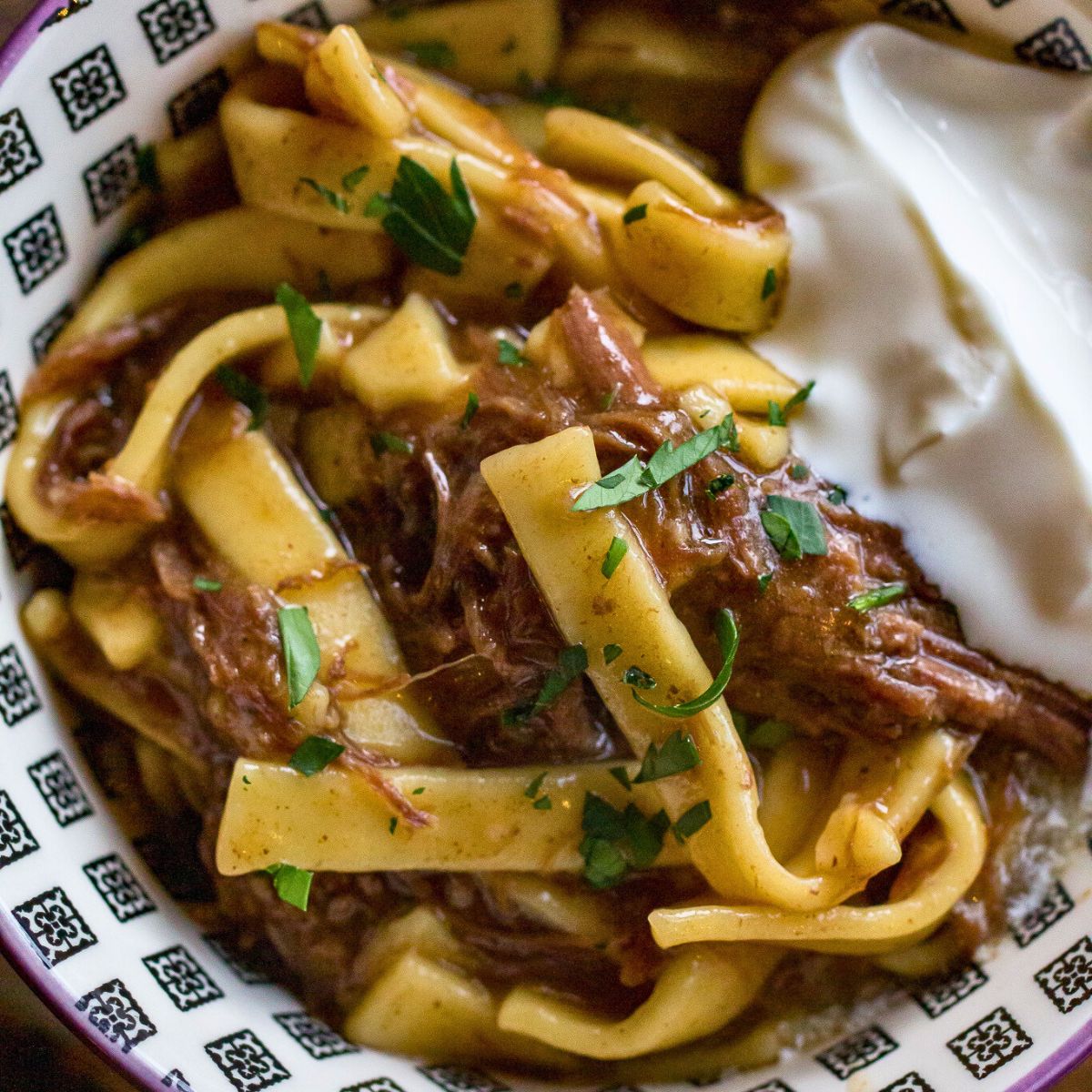 Chuck Roast Stroganoff