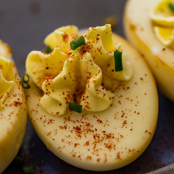 Smoked Deviled Eggs