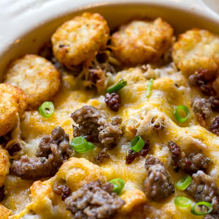 Tater Tot Breakfast Casserole | Or Whatever You Do