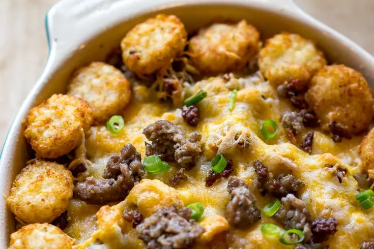 Tater Tot Breakfast Casserole