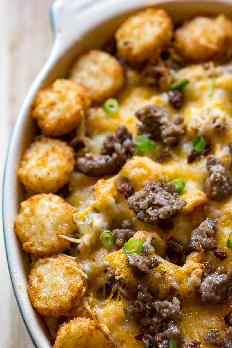 Tater Tot Breakfast Casserole