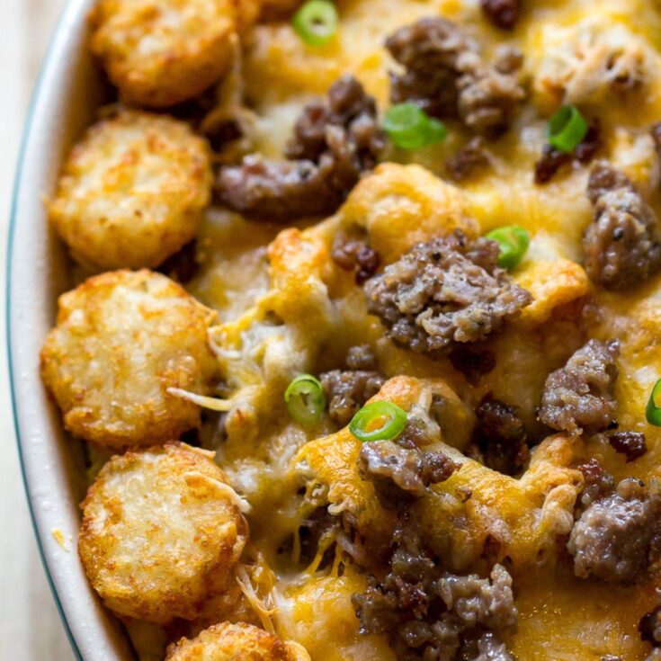 Tater Tot Breakfast Casserole