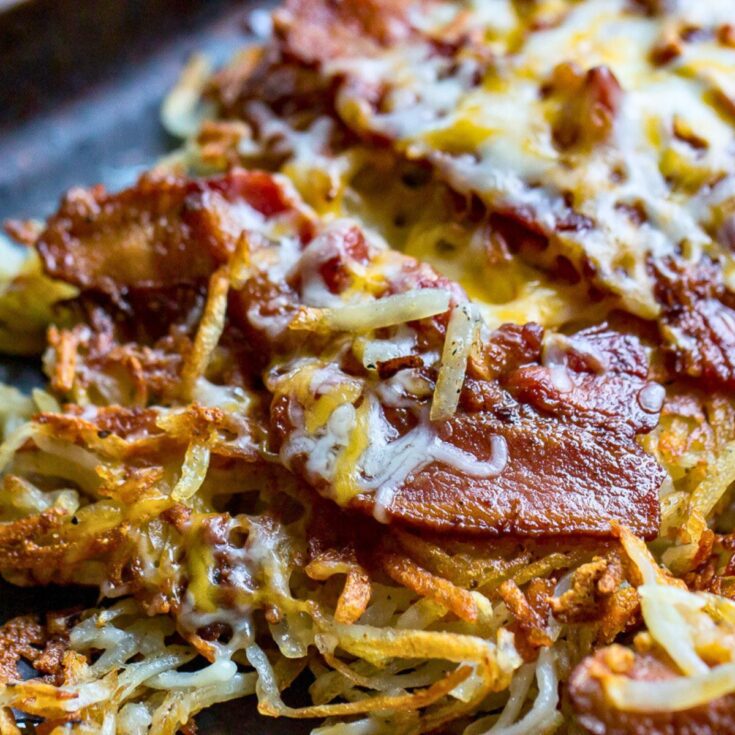 Blackstone Sausage-Stuffed Hash Browns