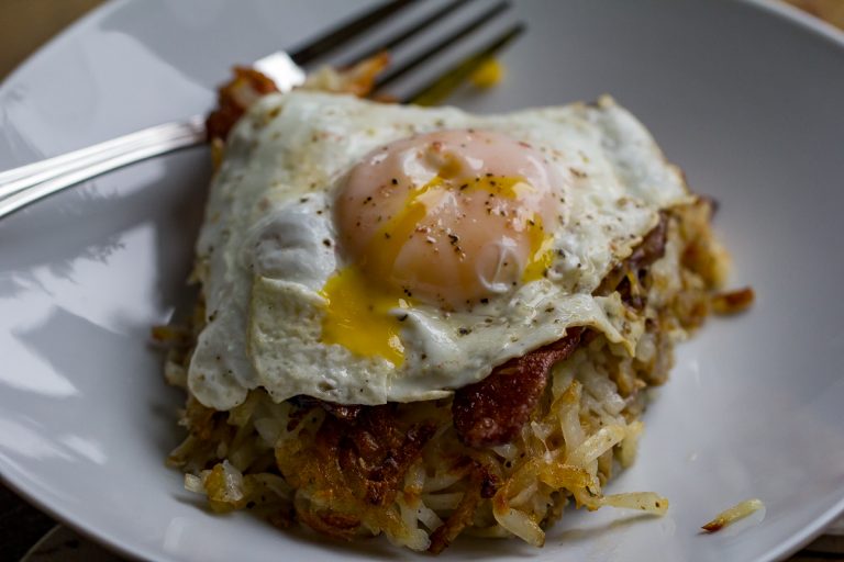 Hash Brown Omelette On The Blackstone Griddle