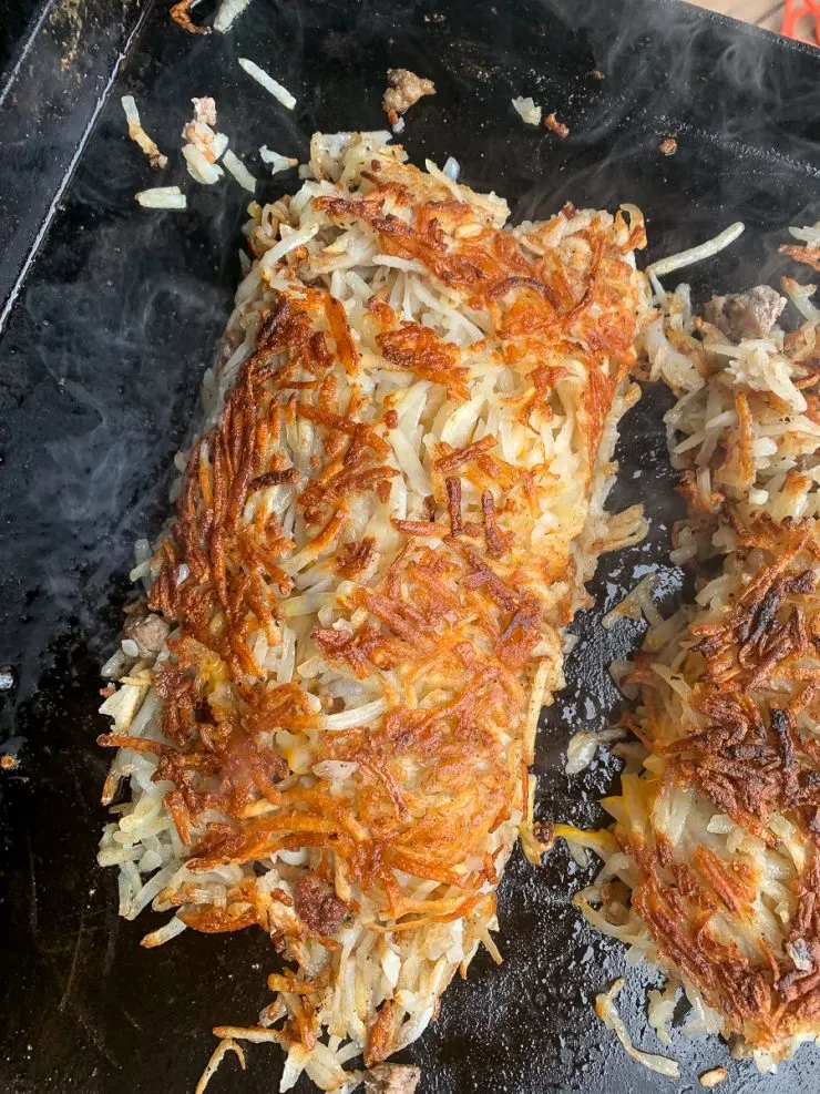 Blackstone Griddle Stuffed Hash Browns