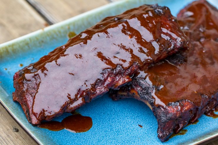 Smoked Cherry Coke Ribs