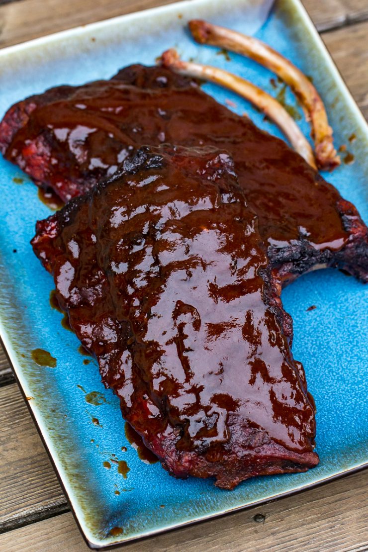 Smoked Cherry Coke Ribs