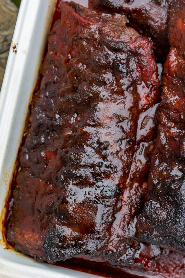 Smoked Cherry Coke Ribs