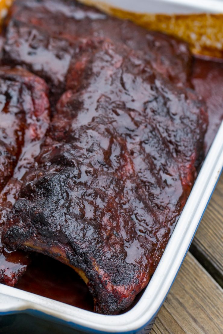 Smoked Cherry Coke Ribs