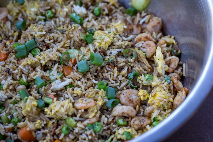 Blackstone Shrimp Fried Rice