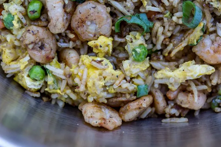 Blackstone Shrimp Fried Rice