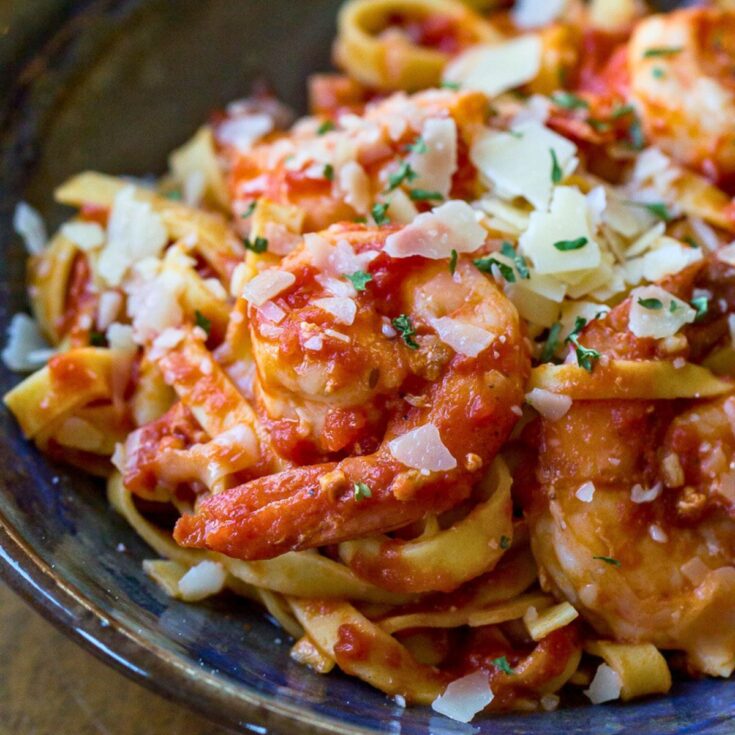 Spicy Shrimp Marinara