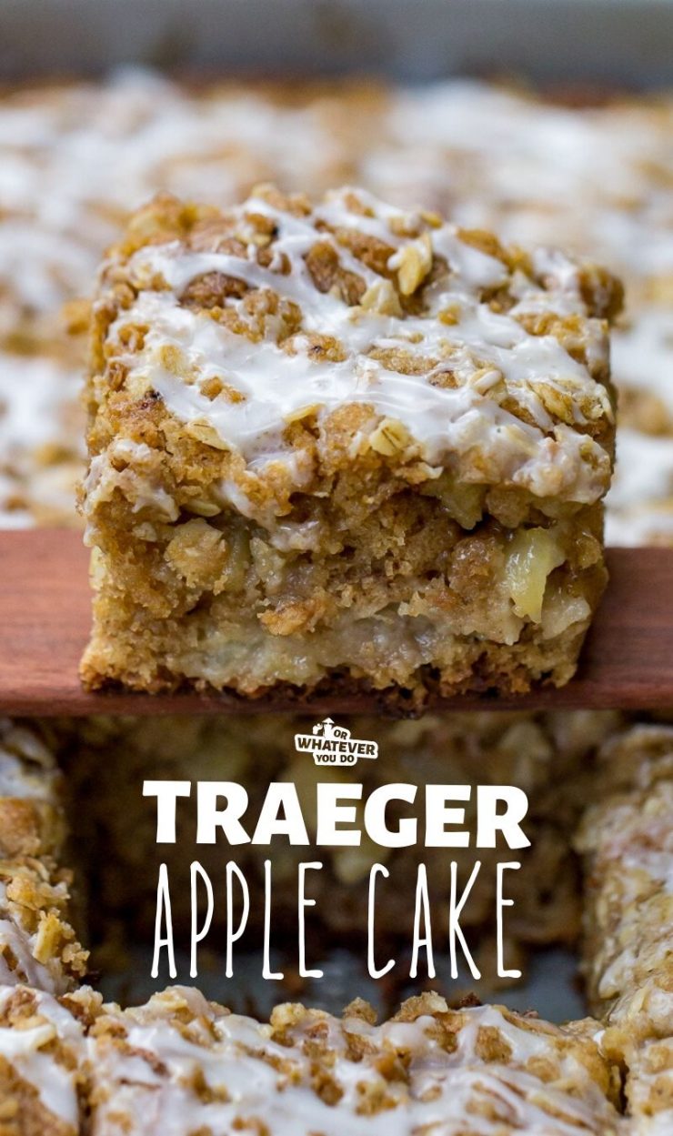 Traeger Apple Cake