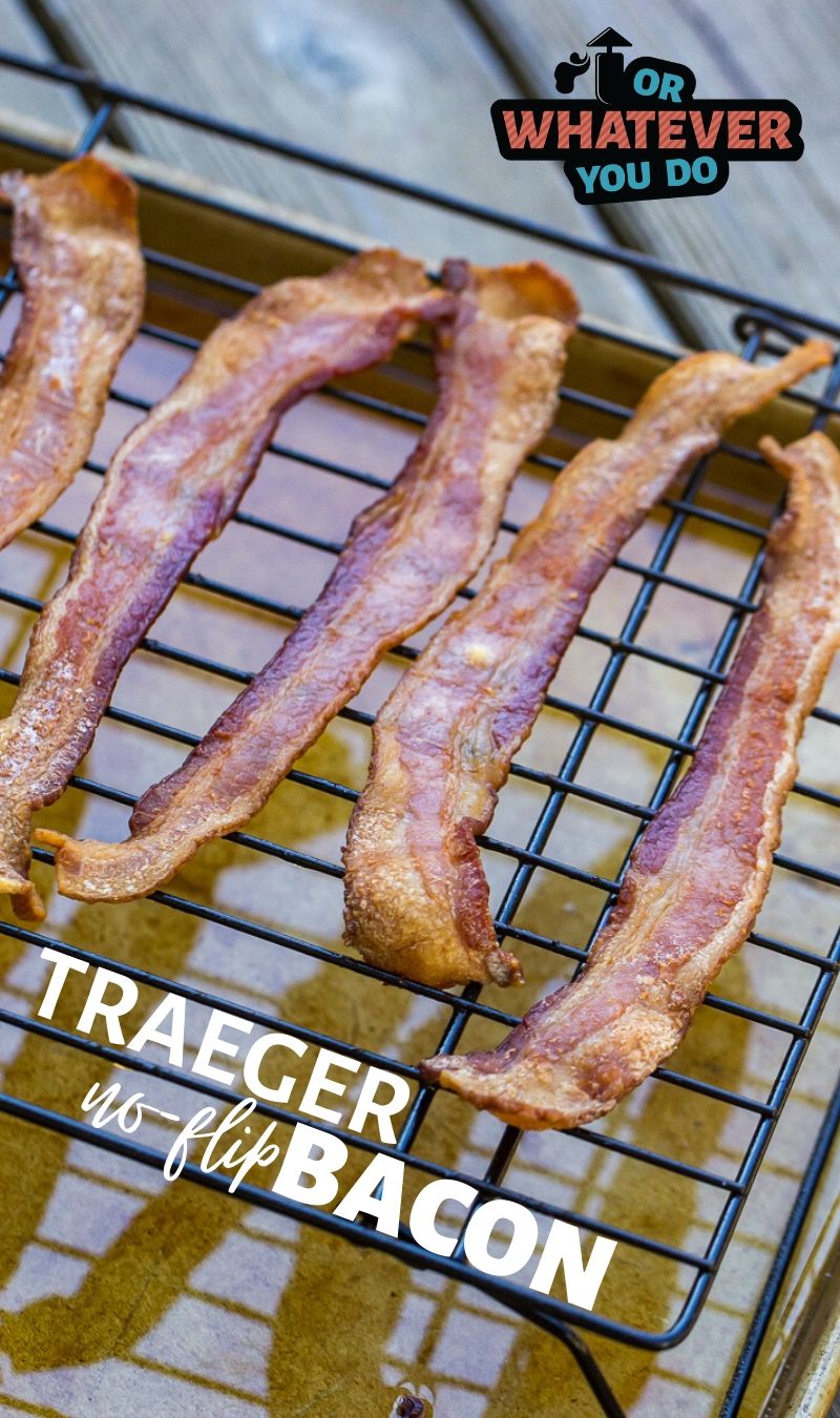 Traeger no flip bacon recipe easy pellet grill bacon