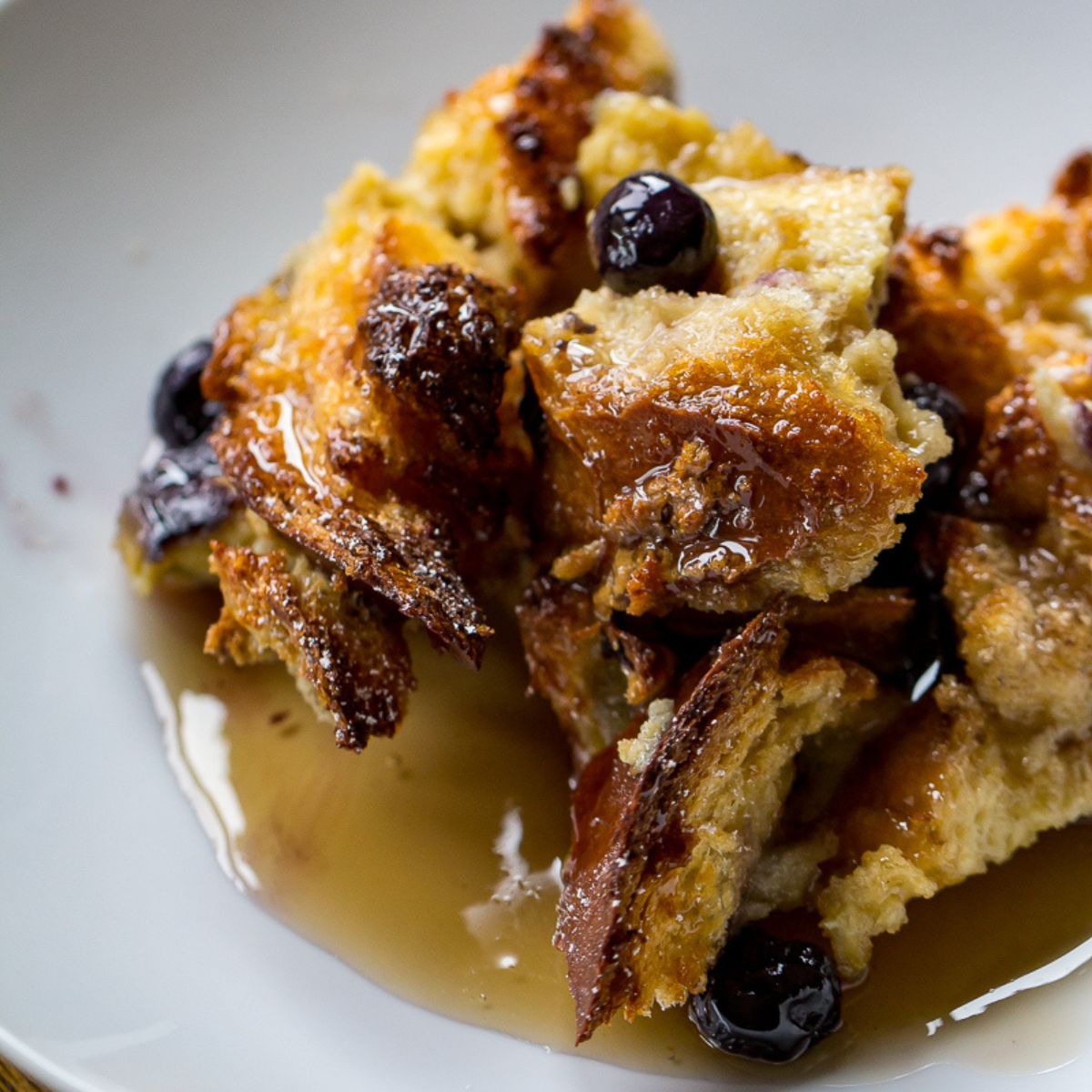 Baked Blueberry Brioche French Toast