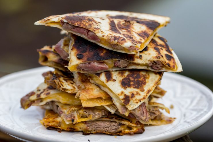 Blackstone Steak Quesadillas