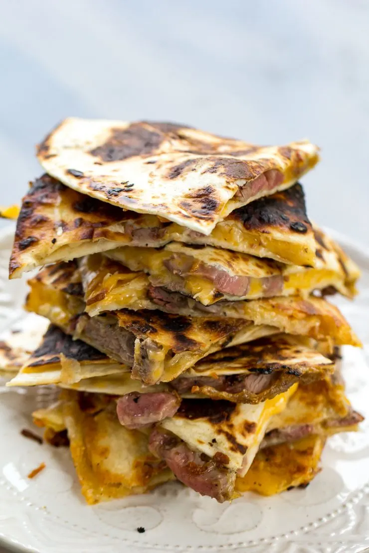 Blackstone Steak Quesadillas