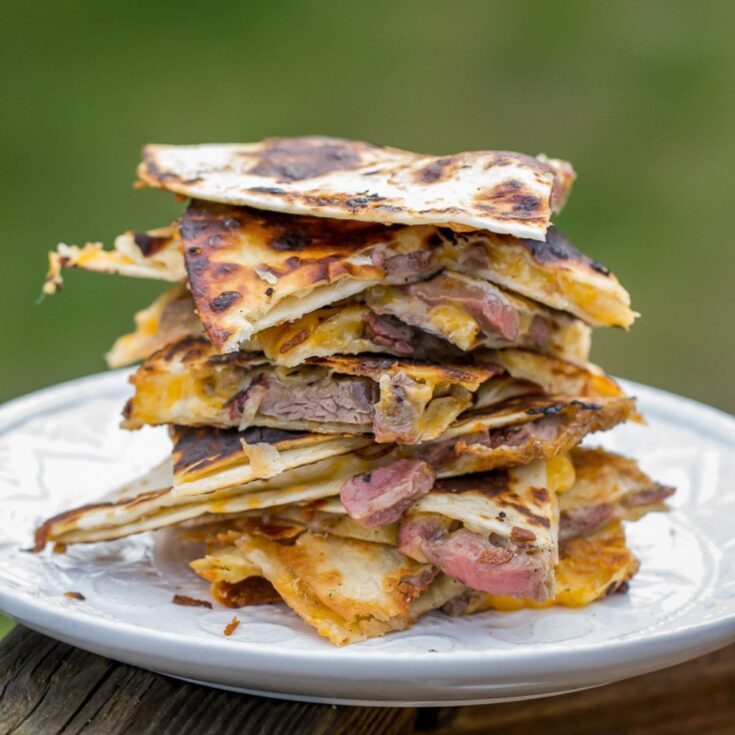 Blackstone Steak Quesadilla