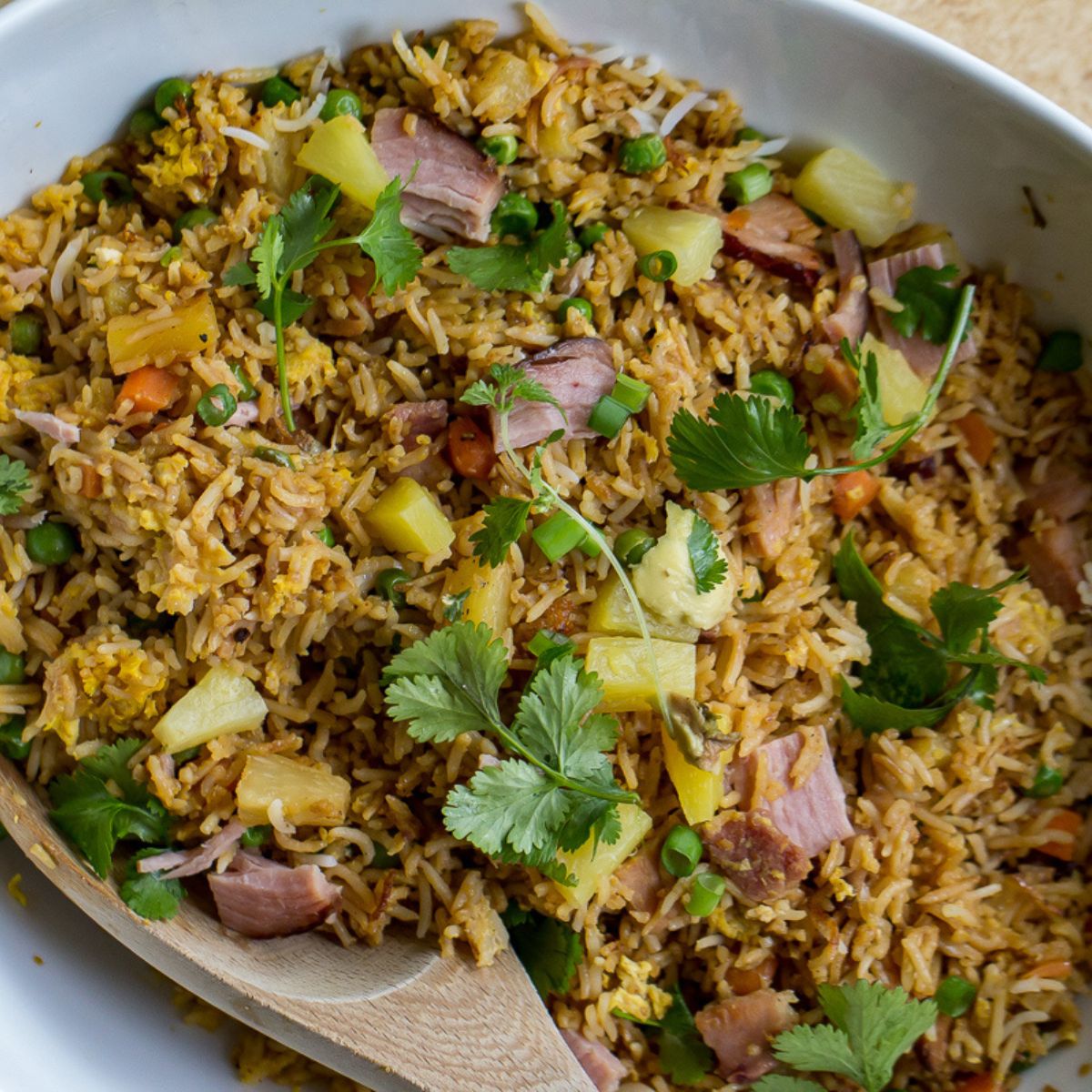 Blackstone Ham & Pineapple Fried Rice