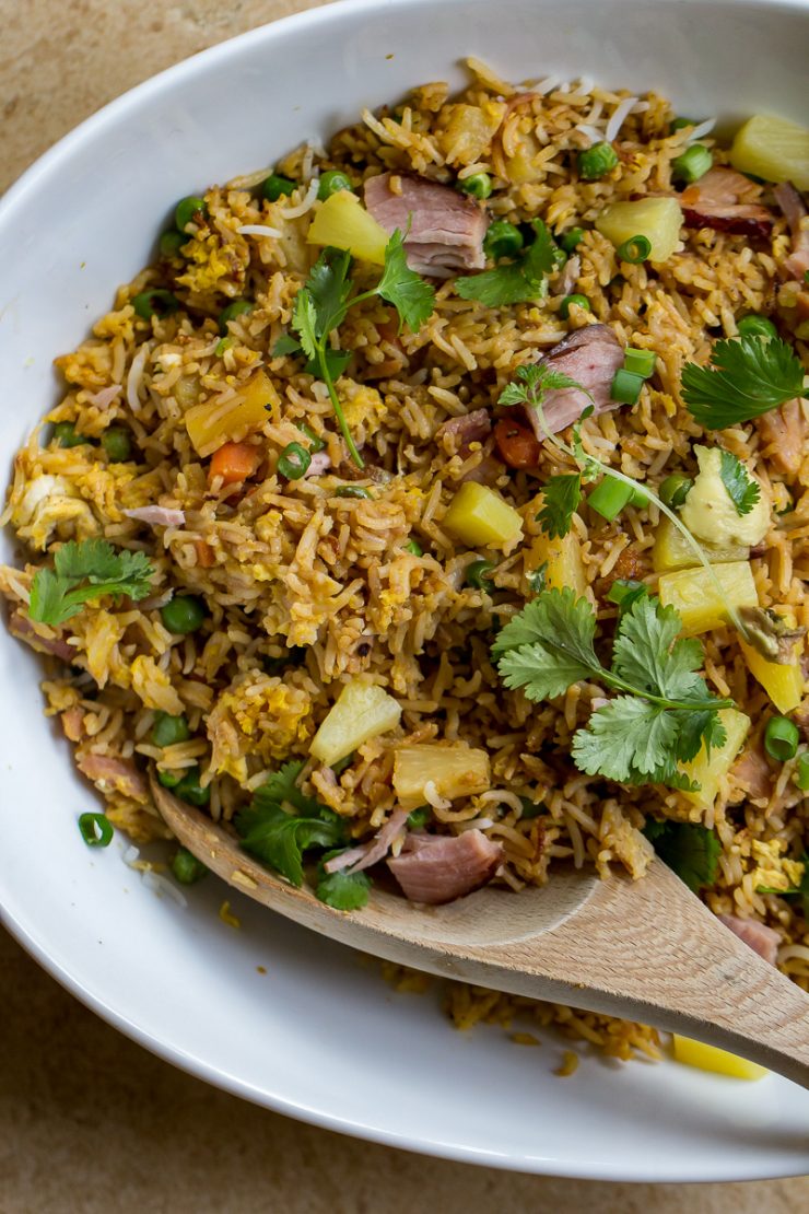 Blackstone Ham & Pineapple Fried Rice