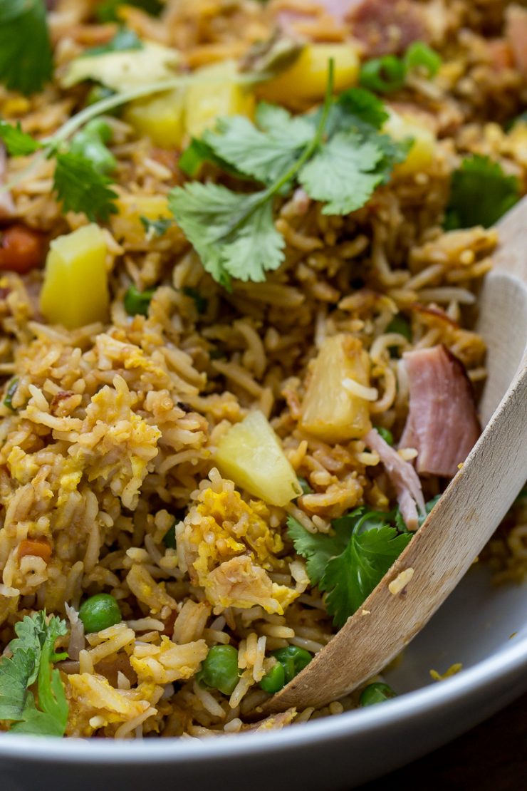 Blackstone Ham & Pineapple Fried Rice