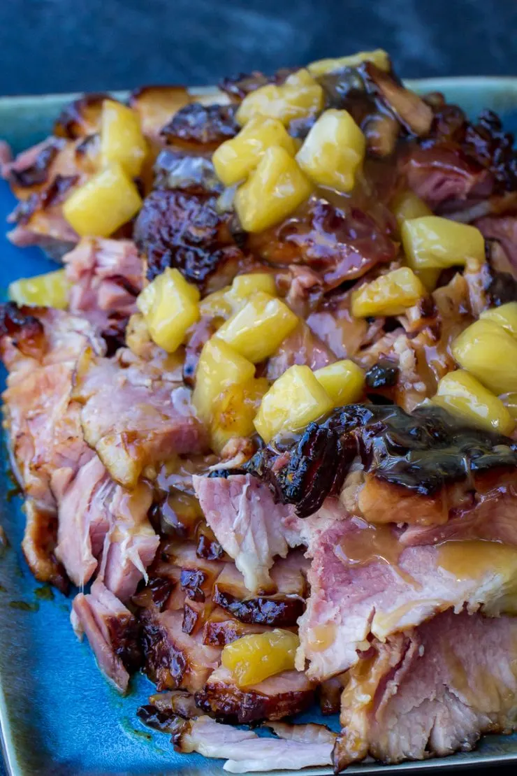 Pineapple-Glazed Smoked Ham