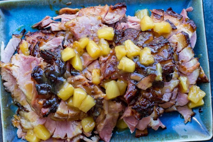 Pineapple-Glazed Smoked Ham