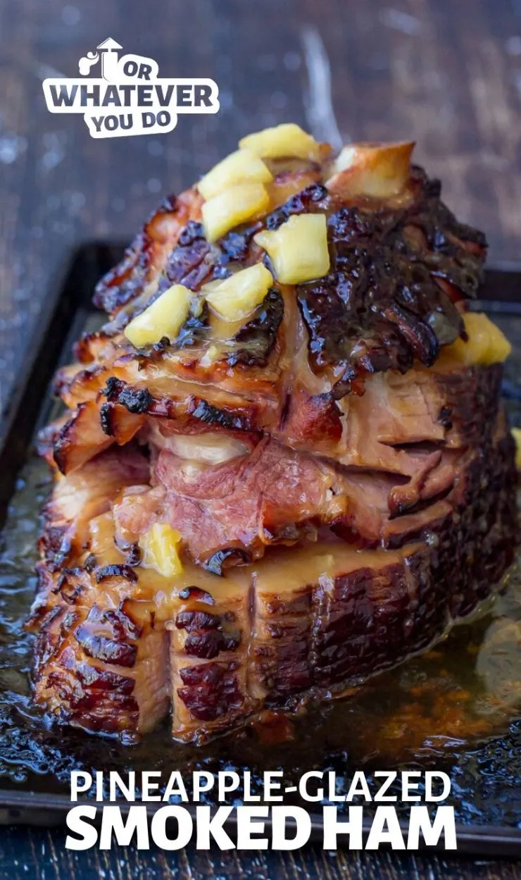 Honey Pineapple Mustard Glazed Ham