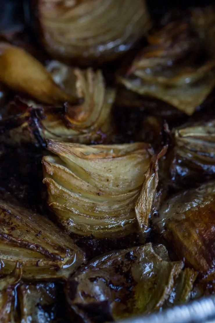 Traeger Pot Roast picture with onions
