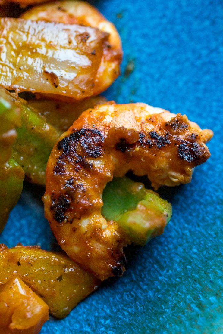 Blackstone Shrimp Fajitas