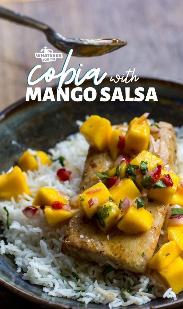 Cobia with Mango Salsa