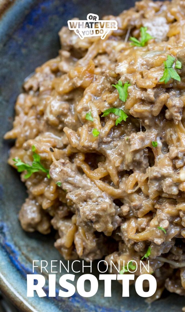 Easy French Onion Risotto