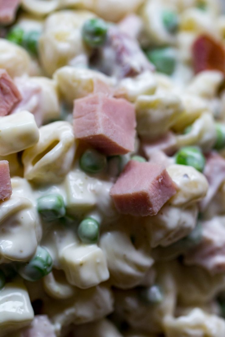 Ham and Pea Pasta Salad