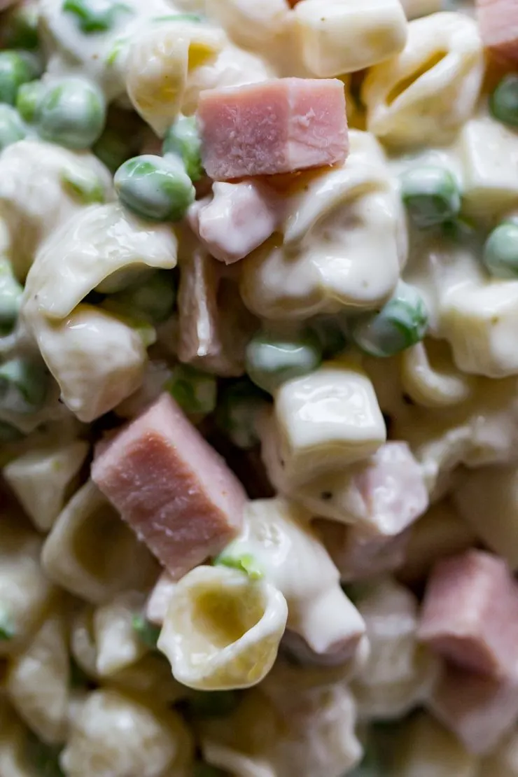 Ham and Pea Pasta Salad