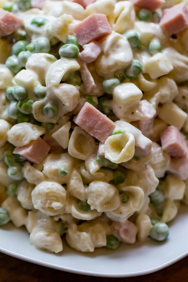 Ham and Pea Pasta Salad