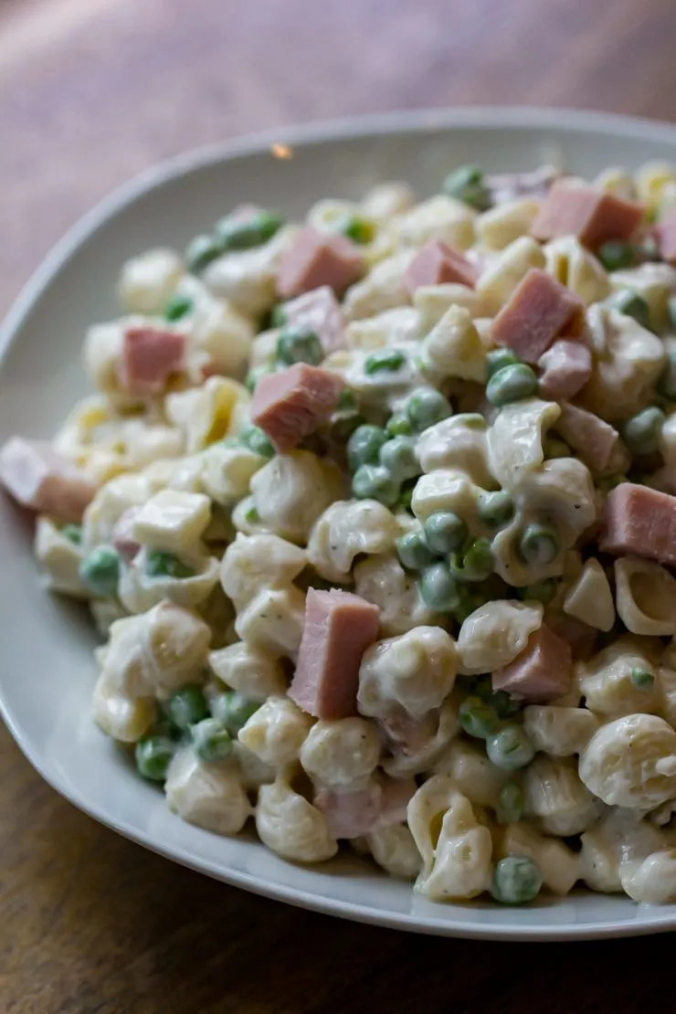 Ham and Pea Pasta Salad