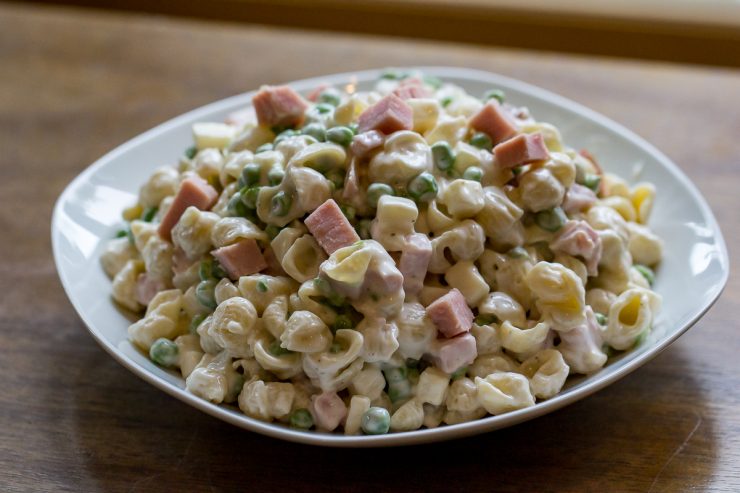 Ham and Pea Pasta Salad