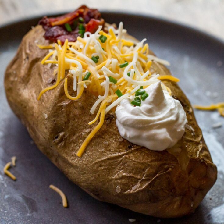 Smoked Loaded Baked Potatoes