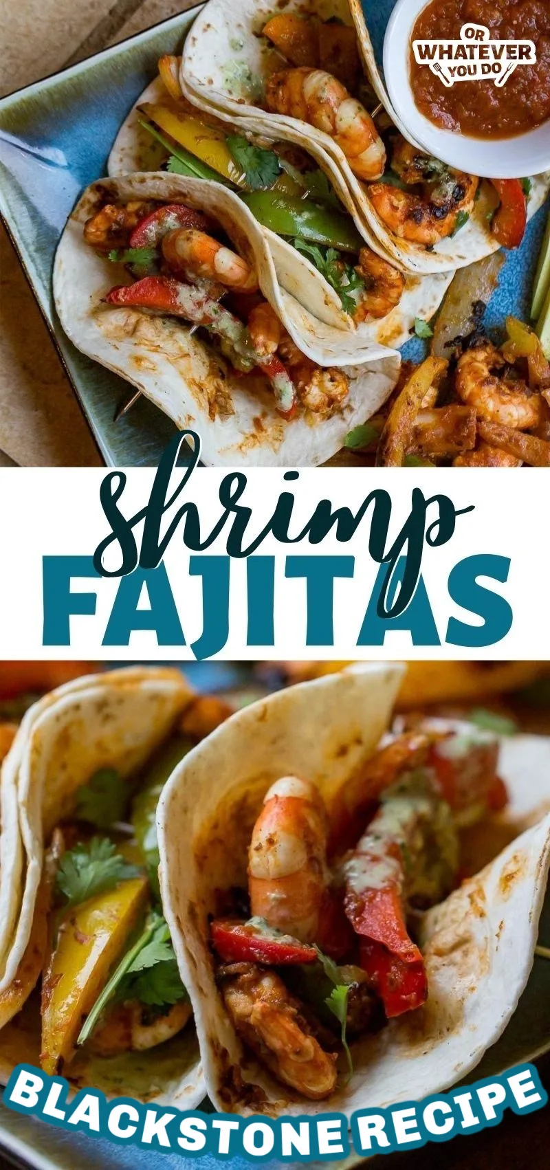 Blackstone Shrimp Fajitas