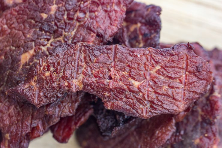 Beef Jerky close-up