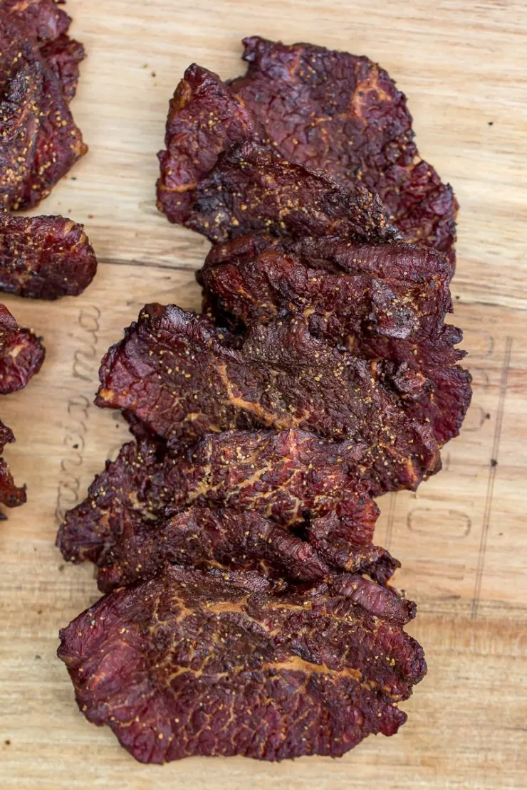 Top Round Pellet Grill Jerky