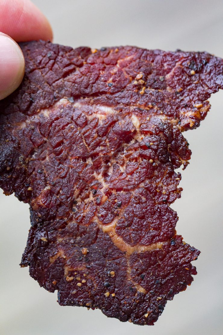 Top Round Pellet Grill Jerky