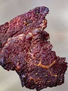 Top Round Pellet Grill Jerky